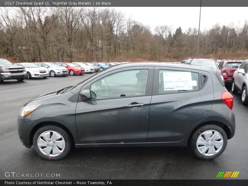 Nightfall Gray Metallic / Jet Black 2017 Chevrolet Spark LS