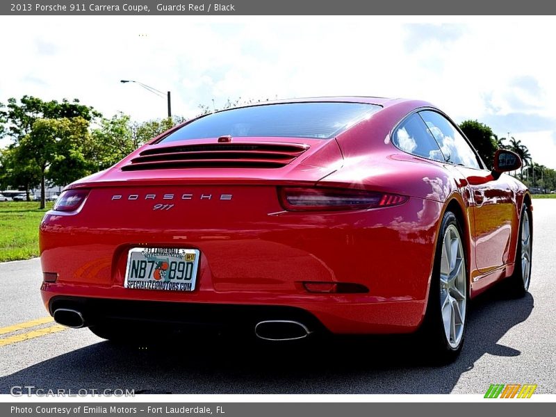 Guards Red / Black 2013 Porsche 911 Carrera Coupe