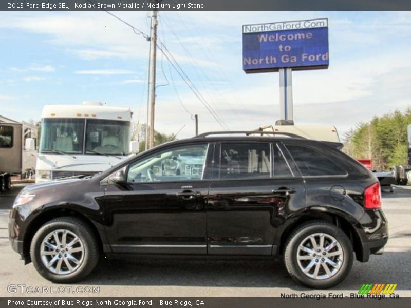 Kodiak Brown Metallic / Medium Light Stone 2013 Ford Edge SEL