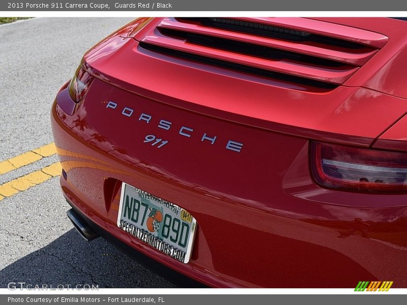 Guards Red / Black 2013 Porsche 911 Carrera Coupe