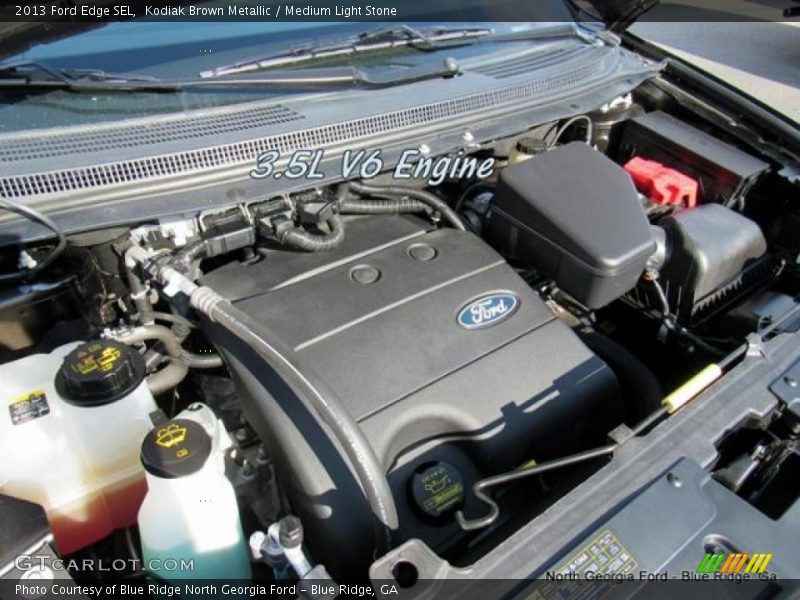 Kodiak Brown Metallic / Medium Light Stone 2013 Ford Edge SEL