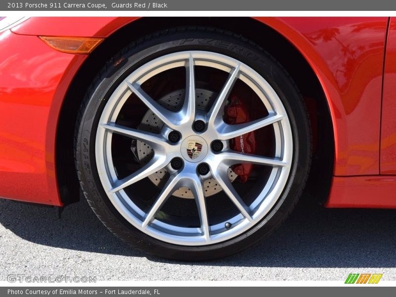 Guards Red / Black 2013 Porsche 911 Carrera Coupe