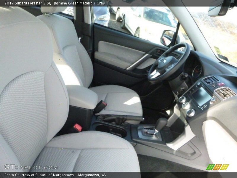 Jasmine Green Metallic / Gray 2017 Subaru Forester 2.5i