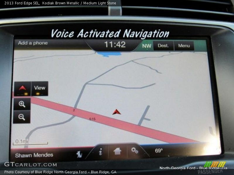 Kodiak Brown Metallic / Medium Light Stone 2013 Ford Edge SEL