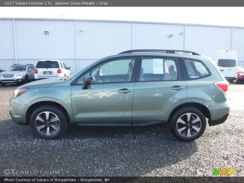 Jasmine Green Metallic / Gray 2017 Subaru Forester 2.5i