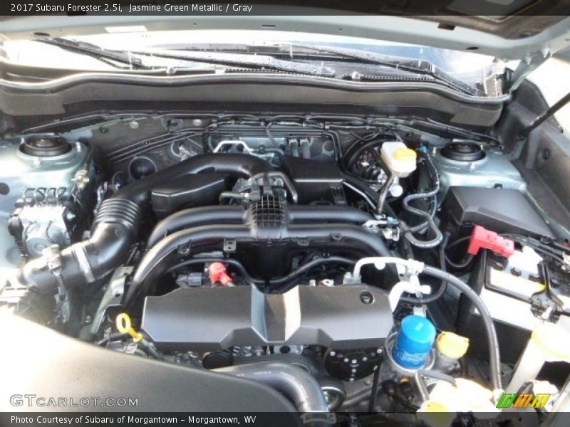 Jasmine Green Metallic / Gray 2017 Subaru Forester 2.5i