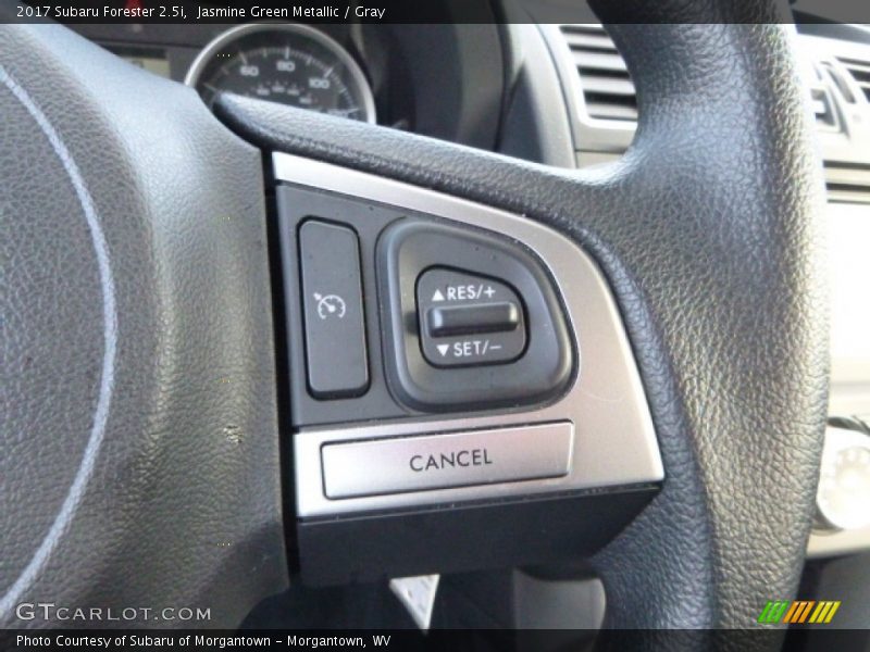 Jasmine Green Metallic / Gray 2017 Subaru Forester 2.5i