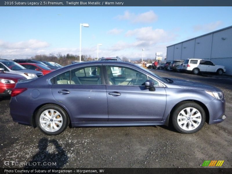 Twilight Blue Metallic / Warm Ivory 2016 Subaru Legacy 2.5i Premium