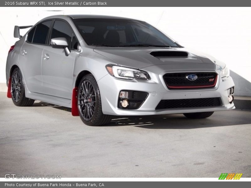 Ice Silver Metallic / Carbon Black 2016 Subaru WRX STI