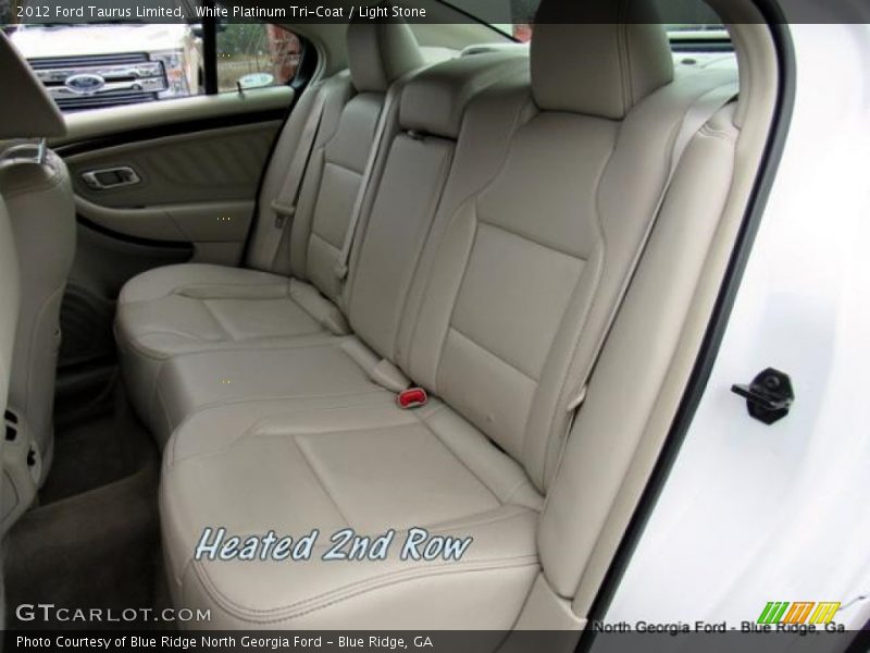 White Platinum Tri-Coat / Light Stone 2012 Ford Taurus Limited