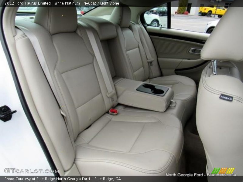 White Platinum Tri-Coat / Light Stone 2012 Ford Taurus Limited