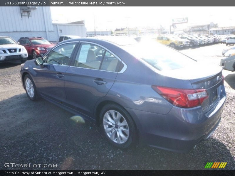 Twilight Blue Metallic / Warm Ivory 2016 Subaru Legacy 2.5i Premium