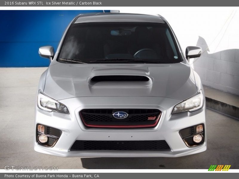 Ice Silver Metallic / Carbon Black 2016 Subaru WRX STI