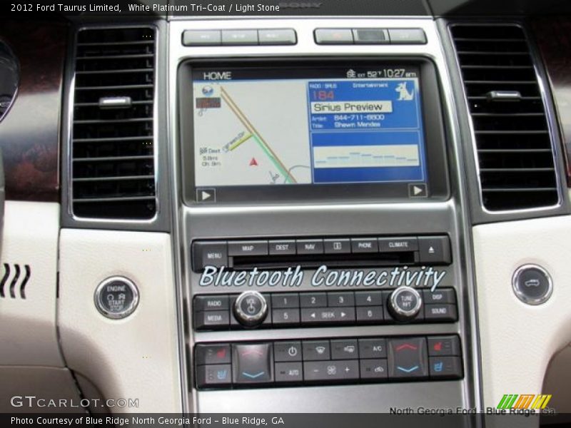 White Platinum Tri-Coat / Light Stone 2012 Ford Taurus Limited