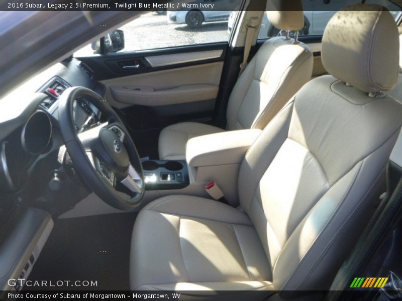 Twilight Blue Metallic / Warm Ivory 2016 Subaru Legacy 2.5i Premium