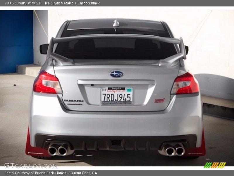 Ice Silver Metallic / Carbon Black 2016 Subaru WRX STI