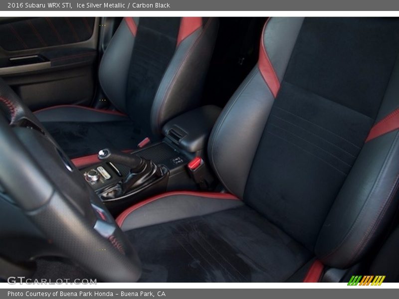 Ice Silver Metallic / Carbon Black 2016 Subaru WRX STI