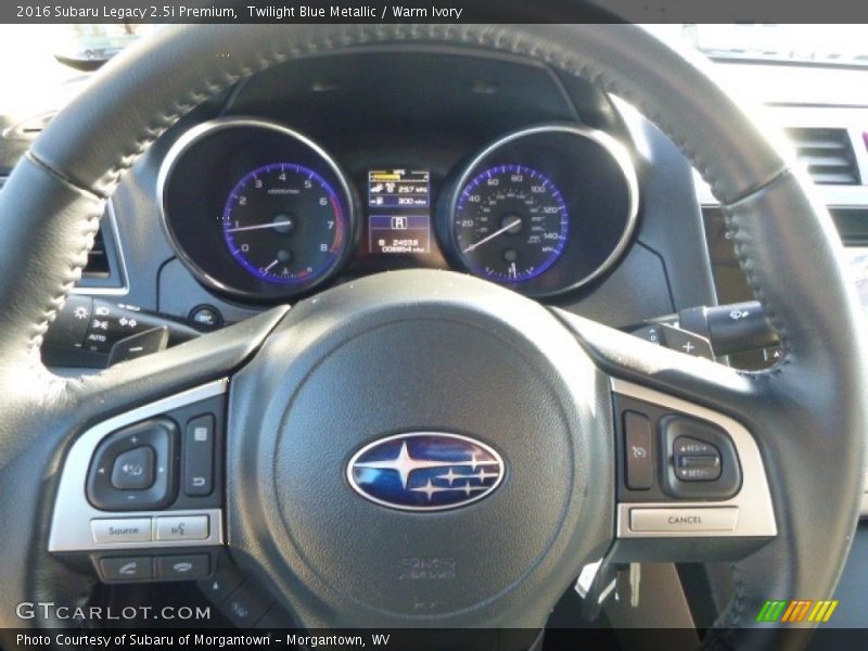 Twilight Blue Metallic / Warm Ivory 2016 Subaru Legacy 2.5i Premium