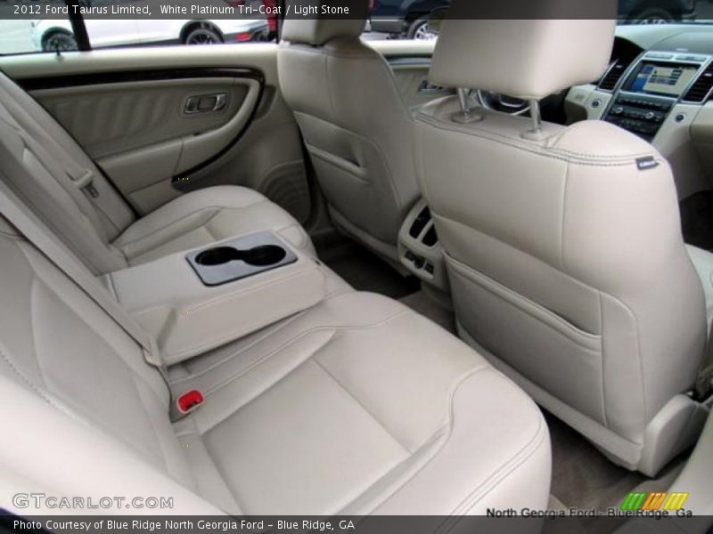 White Platinum Tri-Coat / Light Stone 2012 Ford Taurus Limited