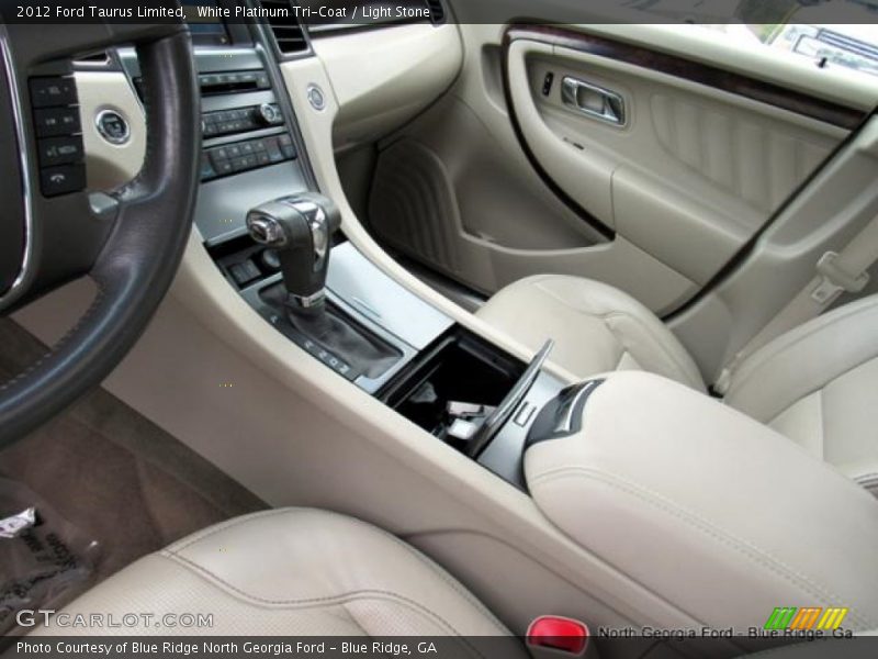 White Platinum Tri-Coat / Light Stone 2012 Ford Taurus Limited