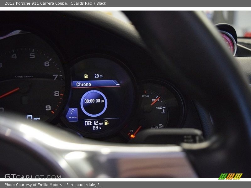 Guards Red / Black 2013 Porsche 911 Carrera Coupe