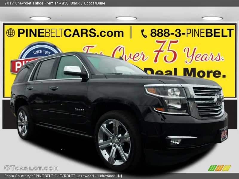 Black / Cocoa/Dune 2017 Chevrolet Tahoe Premier 4WD