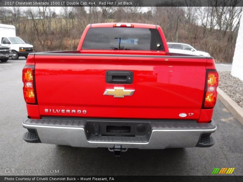 Red Hot / Jet Black 2017 Chevrolet Silverado 1500 LT Double Cab 4x4