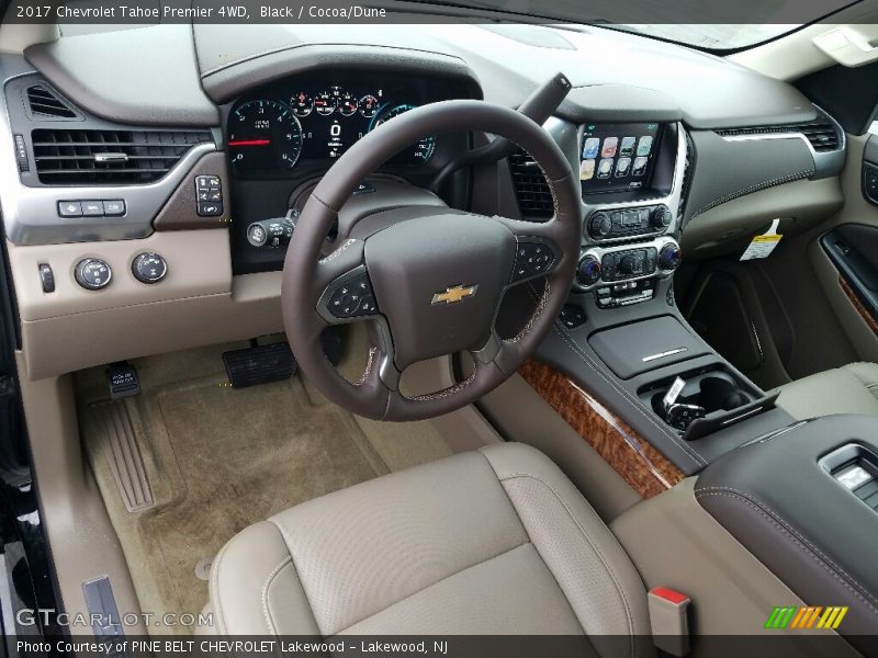  2017 Tahoe Premier 4WD Cocoa/Dune Interior