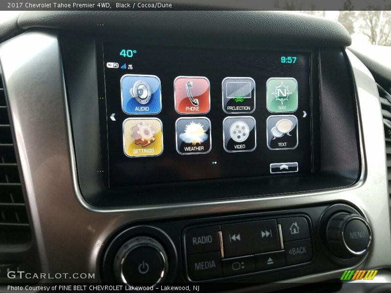 Controls of 2017 Tahoe Premier 4WD