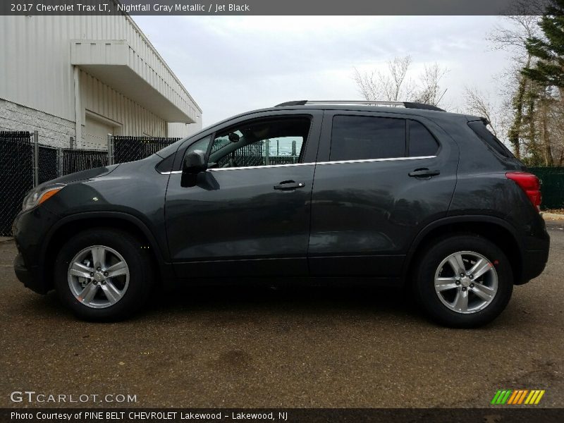 Nightfall Gray Metallic / Jet Black 2017 Chevrolet Trax LT