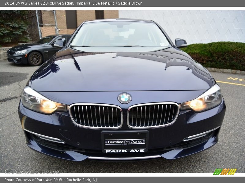 Imperial Blue Metallic / Saddle Brown 2014 BMW 3 Series 328i xDrive Sedan