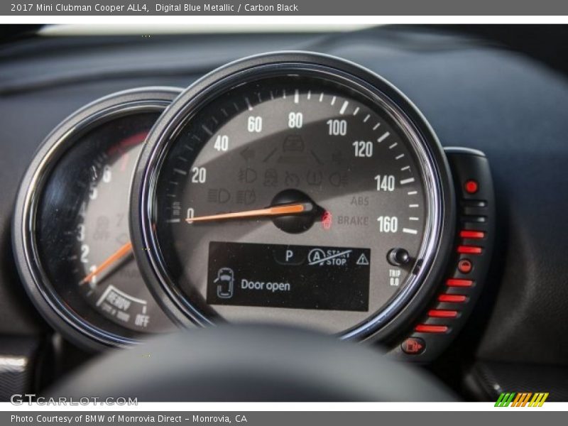 Digital Blue Metallic / Carbon Black 2017 Mini Clubman Cooper ALL4