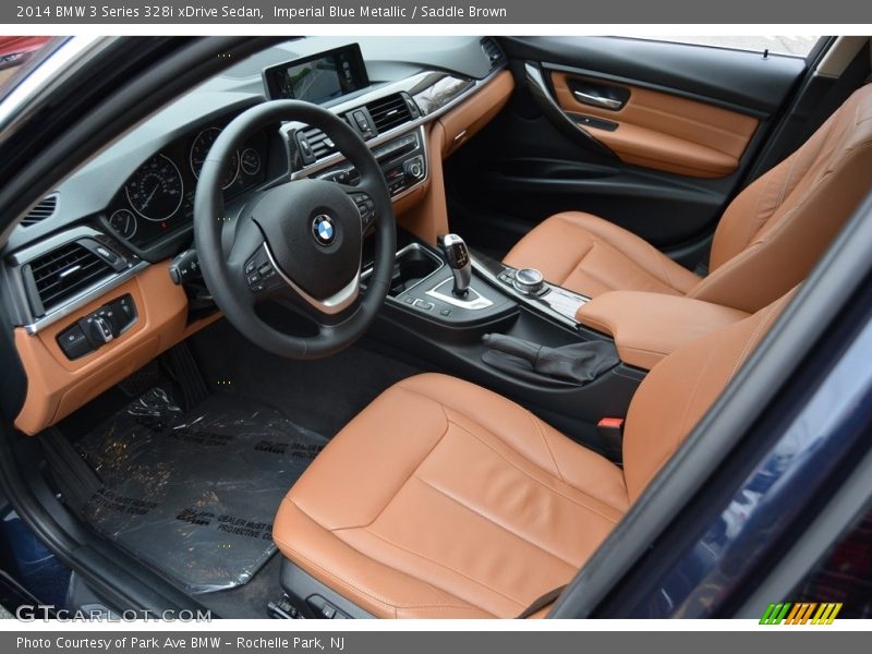 Imperial Blue Metallic / Saddle Brown 2014 BMW 3 Series 328i xDrive Sedan