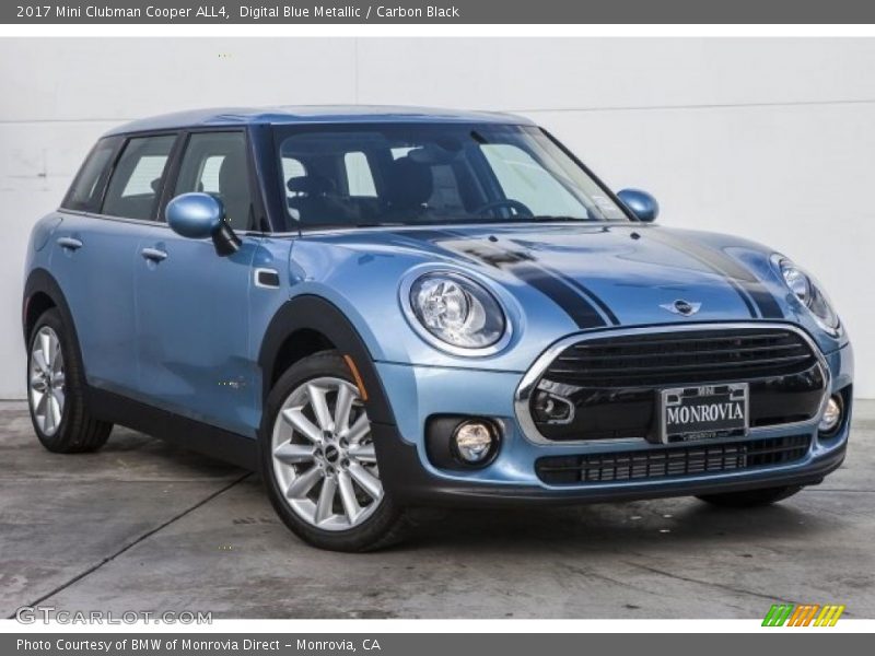 Digital Blue Metallic / Carbon Black 2017 Mini Clubman Cooper ALL4