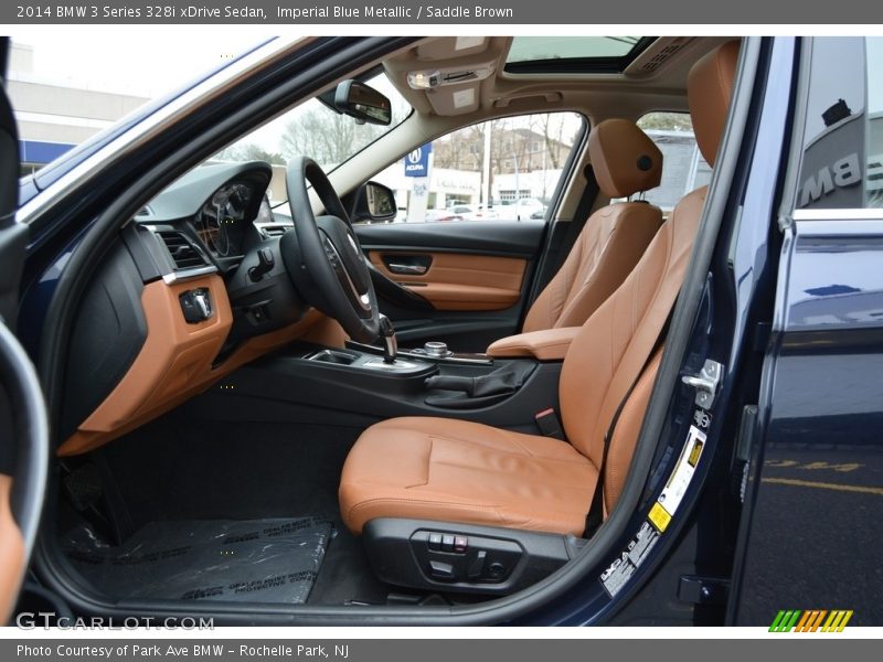 Imperial Blue Metallic / Saddle Brown 2014 BMW 3 Series 328i xDrive Sedan
