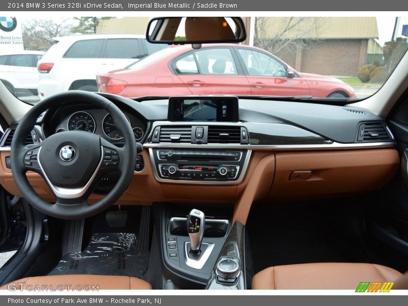 Imperial Blue Metallic / Saddle Brown 2014 BMW 3 Series 328i xDrive Sedan
