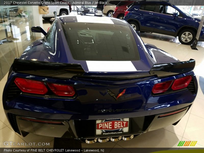 Admiral Blue / Jet Black 2017 Chevrolet Corvette Grand Sport Coupe