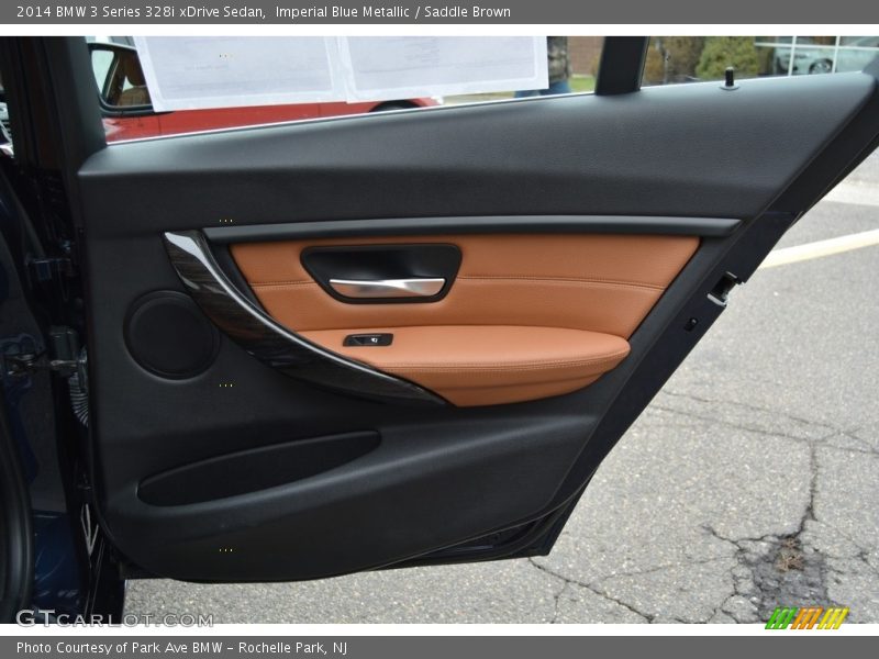 Imperial Blue Metallic / Saddle Brown 2014 BMW 3 Series 328i xDrive Sedan