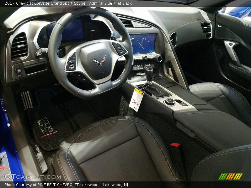 Admiral Blue / Jet Black 2017 Chevrolet Corvette Grand Sport Coupe