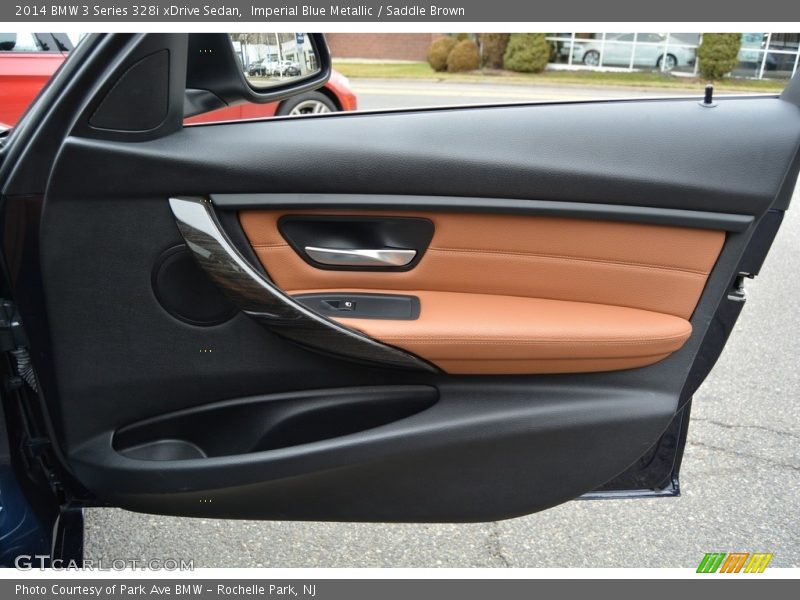 Imperial Blue Metallic / Saddle Brown 2014 BMW 3 Series 328i xDrive Sedan