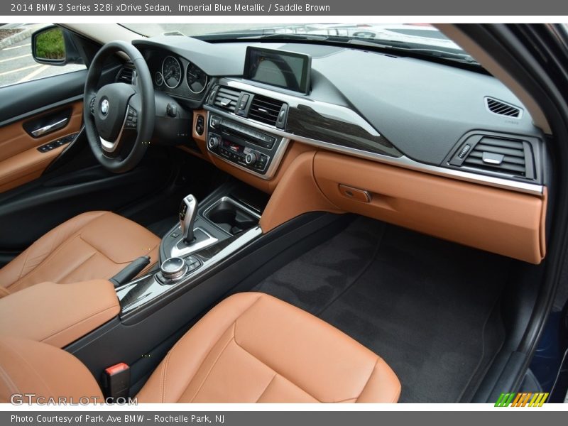 Imperial Blue Metallic / Saddle Brown 2014 BMW 3 Series 328i xDrive Sedan
