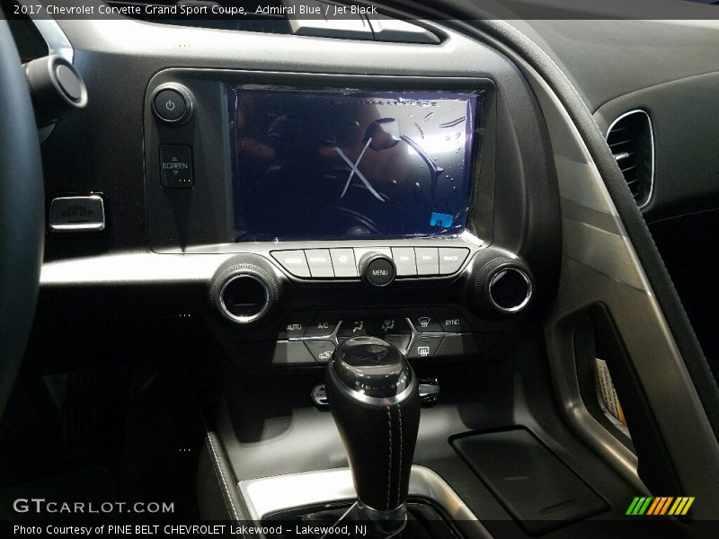 Admiral Blue / Jet Black 2017 Chevrolet Corvette Grand Sport Coupe