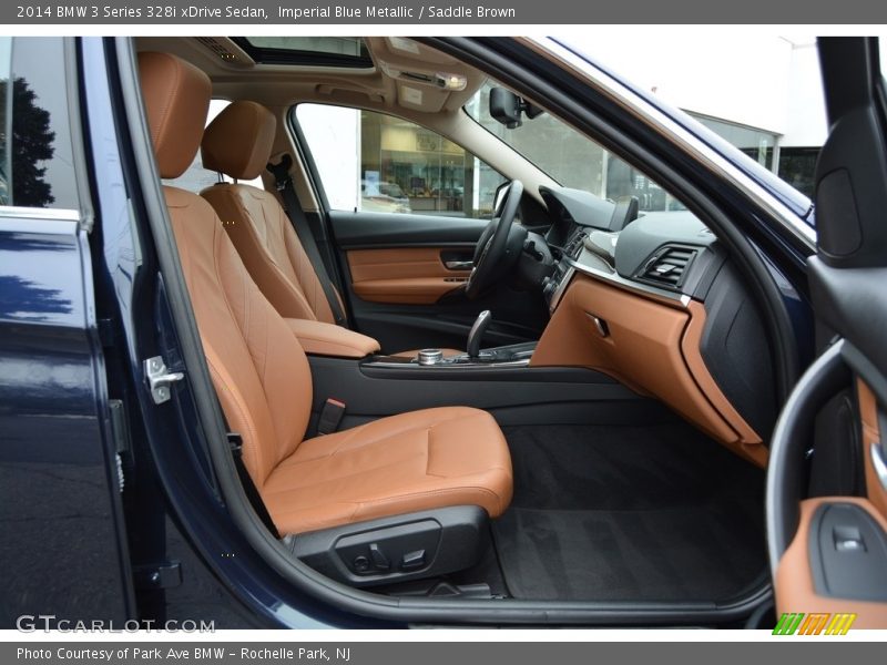 Imperial Blue Metallic / Saddle Brown 2014 BMW 3 Series 328i xDrive Sedan