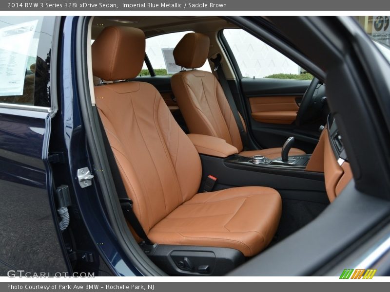 Imperial Blue Metallic / Saddle Brown 2014 BMW 3 Series 328i xDrive Sedan
