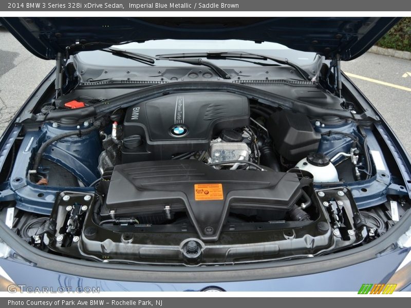 Imperial Blue Metallic / Saddle Brown 2014 BMW 3 Series 328i xDrive Sedan
