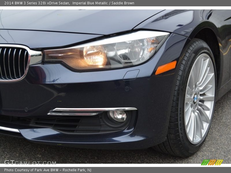 Imperial Blue Metallic / Saddle Brown 2014 BMW 3 Series 328i xDrive Sedan