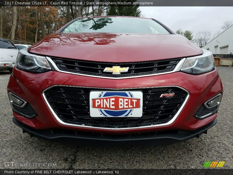 Cajun Red Tintcoat / Dark Atmosphere/Medium Atmosphere 2017 Chevrolet Cruze LT