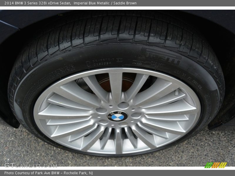 Imperial Blue Metallic / Saddle Brown 2014 BMW 3 Series 328i xDrive Sedan