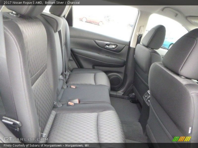 Rear Seat of 2017 Rogue S AWD