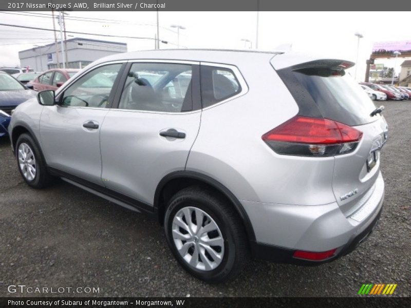 Brilliant Silver / Charcoal 2017 Nissan Rogue S AWD